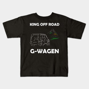Mercedes G-Wagen Design - King off road Kids T-Shirt